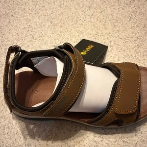 FitVille Women's Orthopedic Wide Sandals Strappy Arch Support Flat Sandals